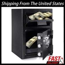 1.9 Cu.Ft Capacity Safe Box with Drop Slot and Digital Keypad Lock Heavy Duty US
