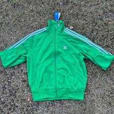 adidas Originals Men's Firebird Track Jacket Green JD0183 Sz L