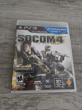 SOCOM 4: U.S. Navy SEALs (Sony PlayStation 3, 2011) PS3 W/Manual