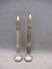 Lot of 2 General Hardware Swivel Head Pin Vise / Pocket Drill Double End