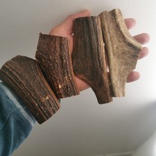 341.Red Deer,Elk  Horn Scales for Knife Handle,Handmade.(NATURAL).