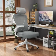 Ergonomic Office Chair with Comfy Cushion & Lumbar Support Chair Rocking Chair