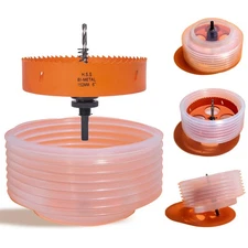 6 Hole Saw for Recessed Lights, 6 Inch Hole Cutter with Dust Bowl Catcher for...