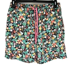 Chubbies Men's Lined Multicolor Drawstring XL 7' Inseam Floral Toucan Bird Board