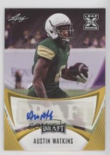 2021 Leaf Draft Gold Austin Watkins Jr Austin Watkins #BA-AW1 Auto 3y4
