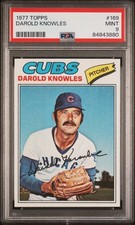 1977 TOPPS #169 DAROLD KNOWLES PSA 9