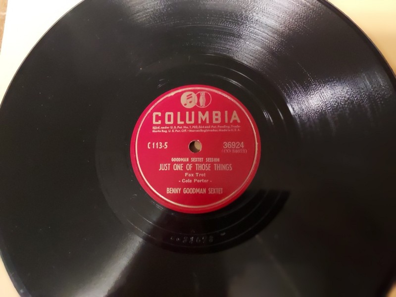 Mid 1940s COL. Jazz 78/Benny Goodman Sextet../E!!!