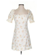 Reformation Women White Casual Dress 0