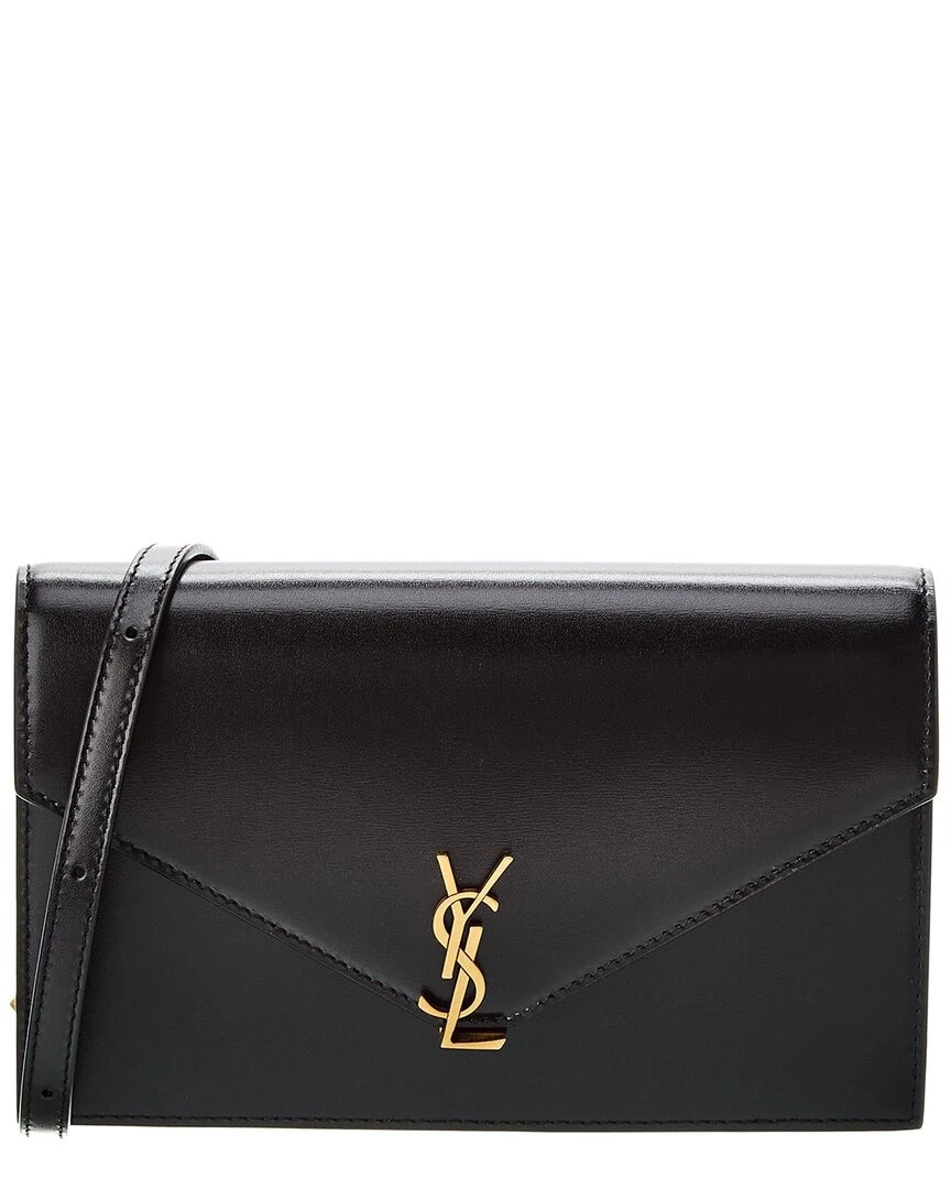 Saint Laurent Envelope Mini Leather Shoulder Bag Women's Black Review
