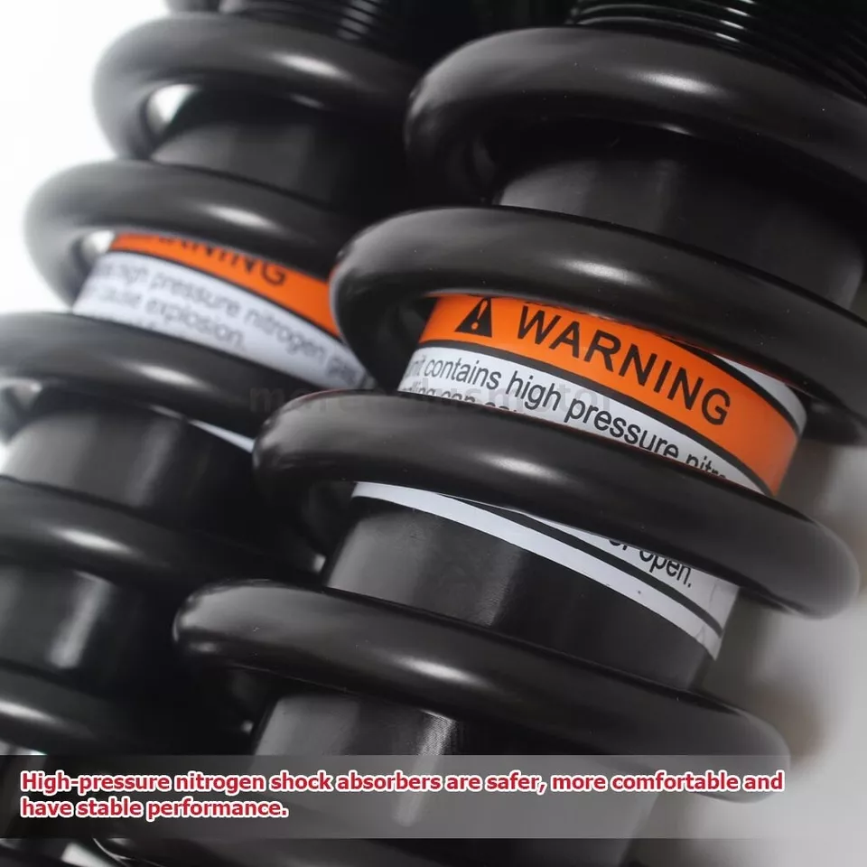 Rear Shock Absorbers 13" Fit For Harley Touring Electra Glide Road Glide FLTR - Image 3 of 4