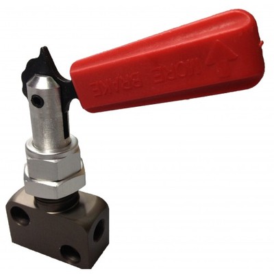 Brake force control valve with lever, rally, fly-off, rally, rally, bias valve