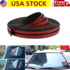 16.4ft/5m Car Windshield Trim Edge Molding Protector Guard Rubber Seal Strip US