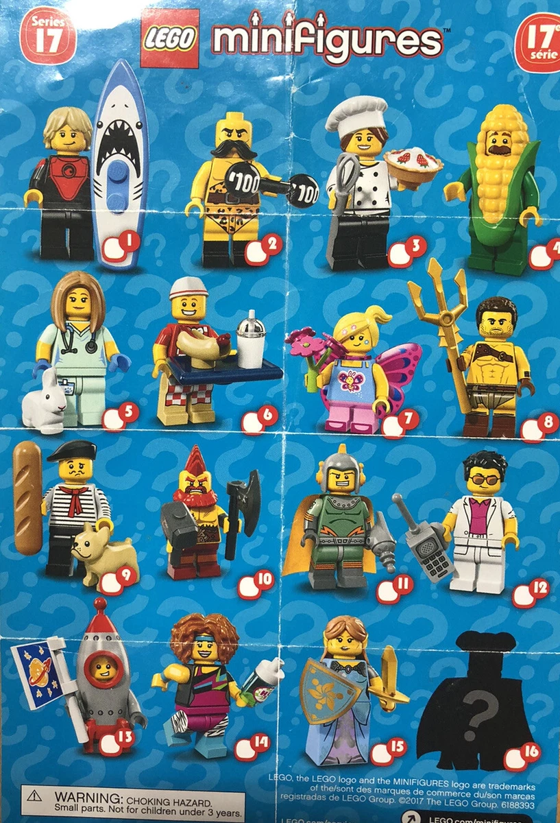 LEGO Series 17 71018 Collectible Minifigures PICK YOUR FAVORITE NEW Resealed