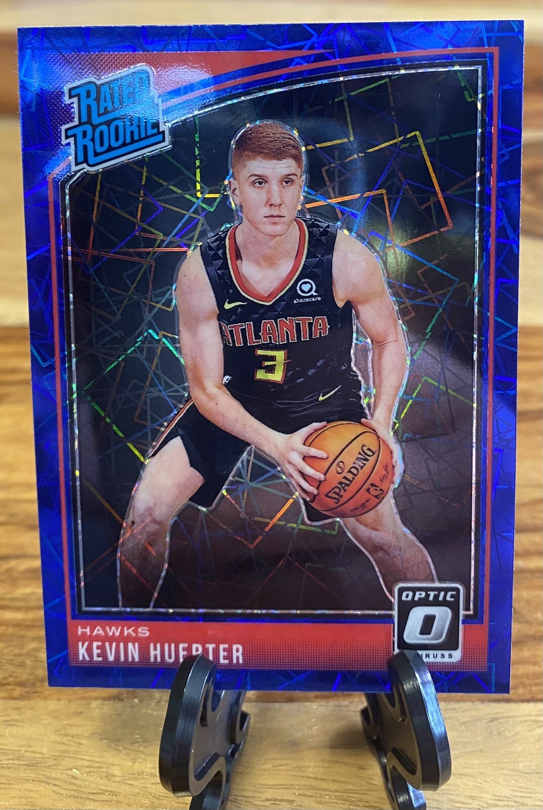 2018-19 Optic Kevin Huerter RC Rated Rookie Card Blue Velocity #184 Beauty!