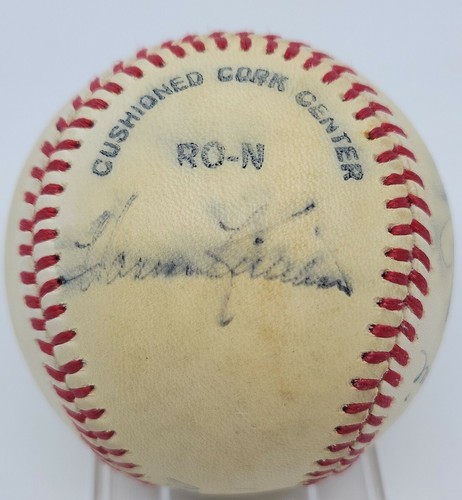 FREENY OMLB FIRMATO DA FELLER BROCK KALINE STARGELL PERRY MACELLAZIONE KILLEBREW HOF - Foto 4 di 5