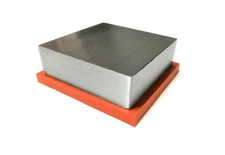 Steel Bench Block Jewelers 2-1/2" Block Metal Working Anvil with Silicone Pad