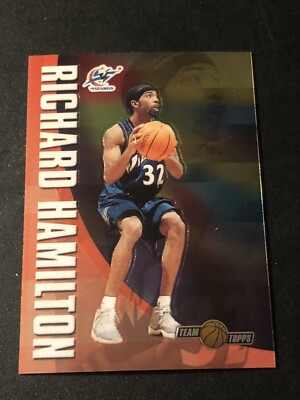 2001-02 Topps Chrome Team Topps Refractor Richard Hamilton #TT8