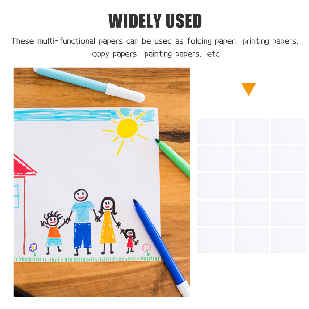 300 Pcs White Cardboard Drawing Paper for Kids Cardstock 8.5 X 11 Copy
