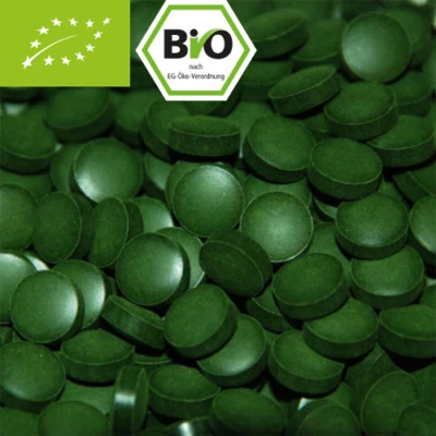 BIENENSCHWARMMM 1Kg Bio Chlorella, 4000 Presslinge ohne Zusätze - 100% Bio mit Analyse