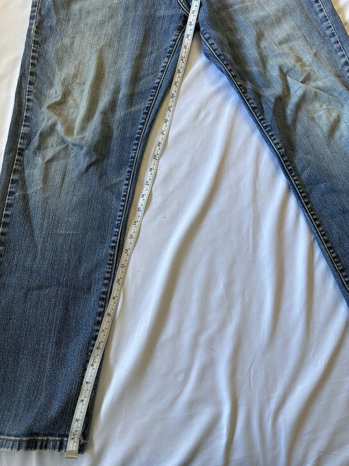 Lucky Brand 221 Straight Leg Mens Jeans Fair Oaks Size 36x 32 Was $129 Rare - Image 2 of 4