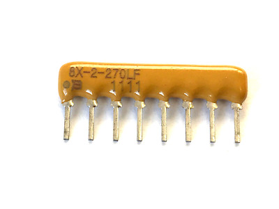 27R, 4x27R, 2%, 8pin. at 70° 0.3W, BOURNS, Arrays, Resistor Network 25pcs