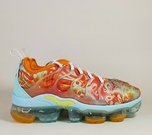 vapormax plus orange dip dye
