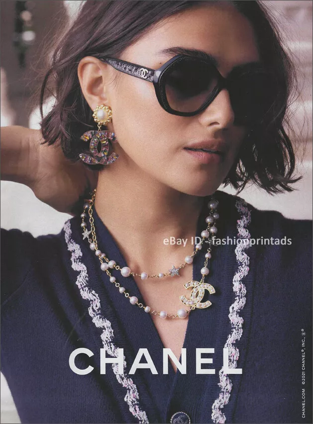 CHANEL Eyewear 1-Page Magazine PRINT AD Spring 2021 JILL KORTLEVE