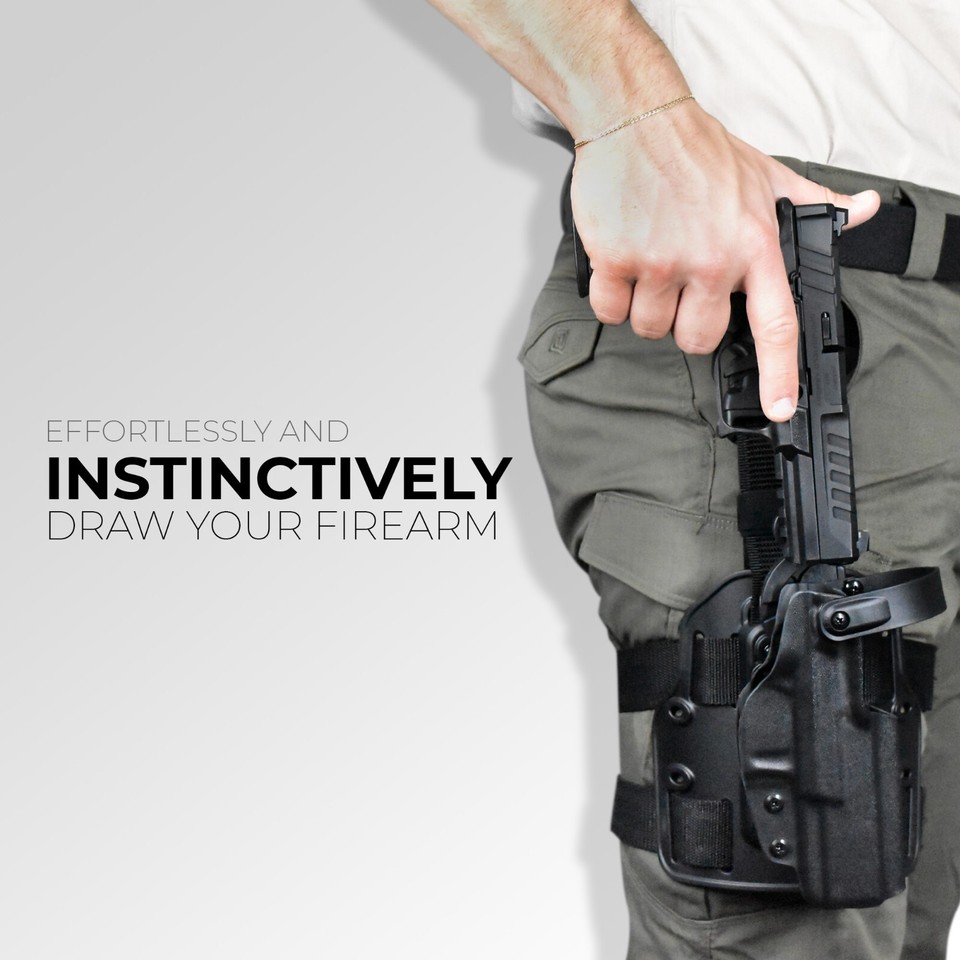 Level II Duty Drop Leg Holster fits Staccato XC w/ SureFire X300 | eBay