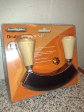 Double Chopper Double Blade Handle 5.4" Rolling Mincing Herb Knife Proctor Silex