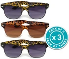 Sunglasses Tortoiseshell Frame PACK OF 3 Sunglass