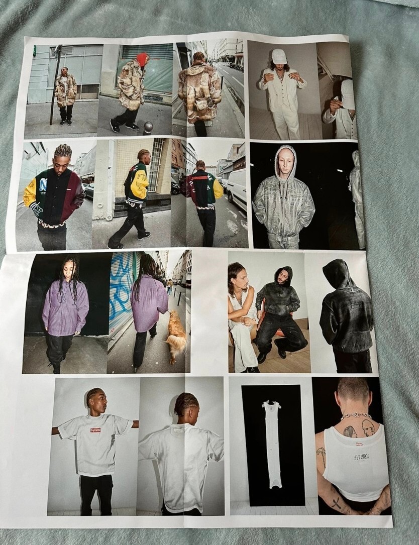 SS24 Supreme x MM6 Maison Margiela poster In Store Available