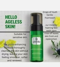 the body shop drops of youth gentle foaming wash