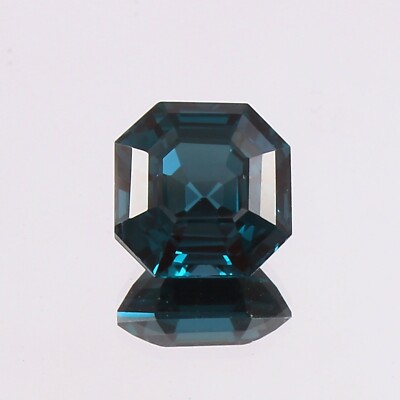 AAA Natural Indicolite Blue Green Tourmaline Asscher Cut Loose Gemstone 10x10 MM