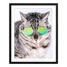 12x16 Picture Frame with 10x14 Mat Solid Wood Diamond Art Painting Frame Black