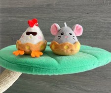 Cat Toys, Catnip and Crinkle Paper Bite-Resistant Chicken and Mouse Cat Toys