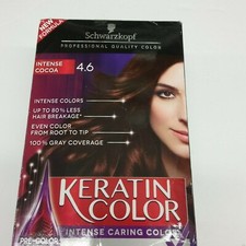Schwarzkopf Keratin Color Anti Age Permanent Hair Color Cream 4.6 Intense Cocoa