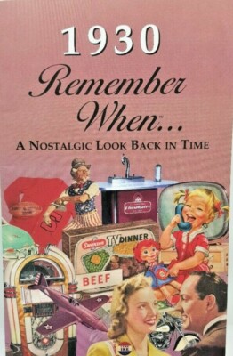 Seek Publishing Remember When KardLet 1930-1939 Famous Birthday Year Timeline 
