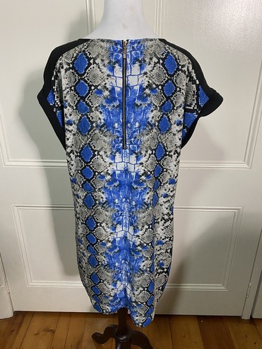Sportsgirl Ladies Size 16 Abstract Print Lined Dress Excellent Aa New Condition - Picture 5 of 8