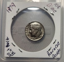 1979, Roosevelt Dime Double Die Reverse