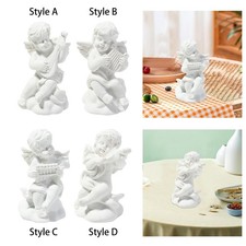 Statua del piccolo angelo Figurina del piccolo angelo del bambino per il