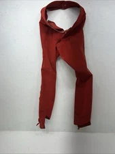 NOS Red Show Chaps Adjustable Waist 34” N-30