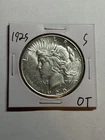 1925-S Peace Silver Dollar AU/UNC Tough Date Nice Luster