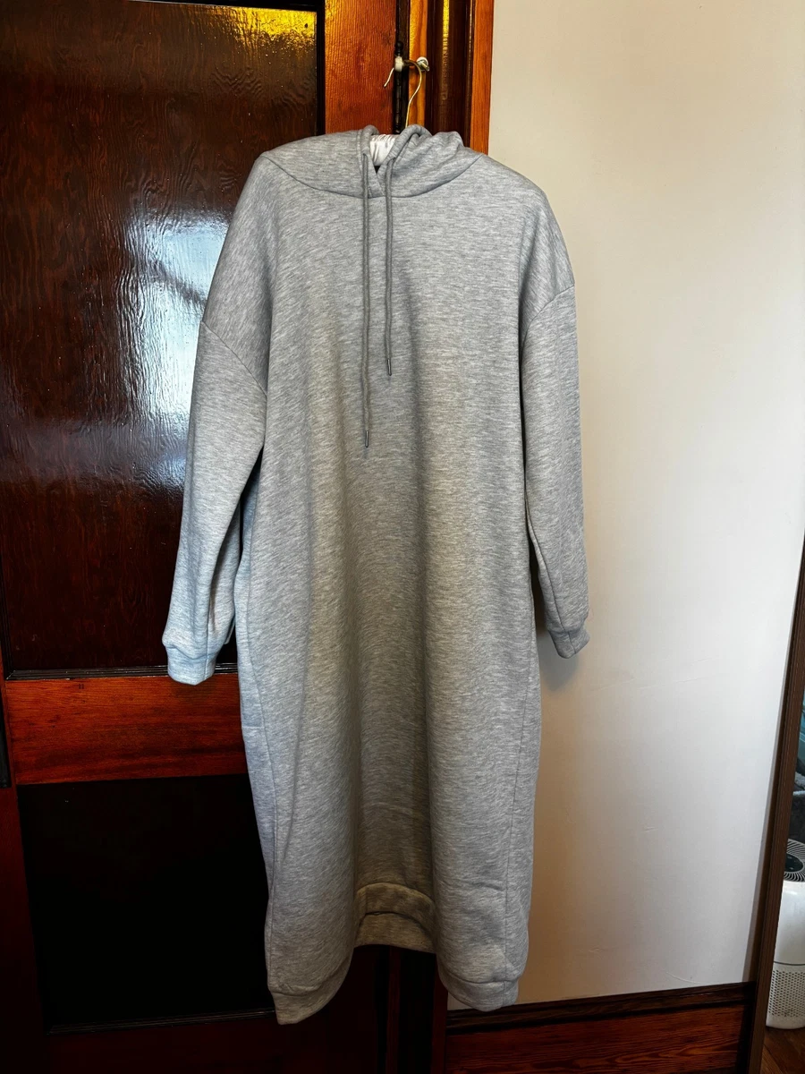 Hoodie Maxi Sweater Dress Plus Size Adrienne Hoodie Maxi Dress