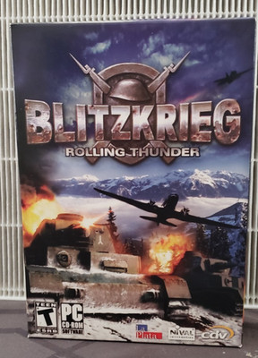 Blitzkrieg: Rolling Thunder (PC), 2 disks with box and manual ***