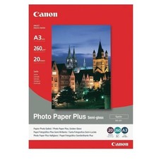 Image of Original Canon SG-201 A3 Photo Paper Plus Semi Glossy 260gsm 20 Sheets 1686B026