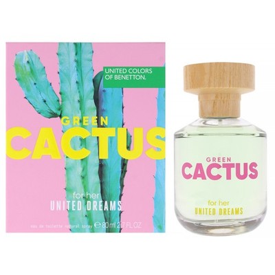 United Dreams-Green Cactus by United Colors of Benetton -2.7 oz EDT Spray