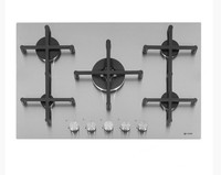 Caple C7071G 76cm Gas Hob Built-In Low Profile 5 Burner Stainless Steel NEW