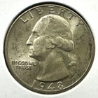 1948 25C Washington Quarter, SILVER (88007)