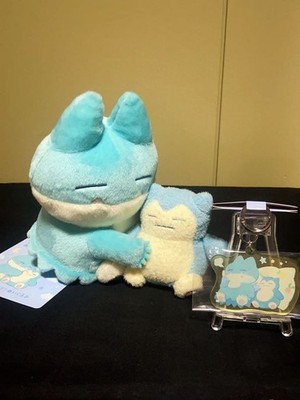 Pokemon Little Daydream Goomy Snorlax Plush Set Used Japan Collectible Figure