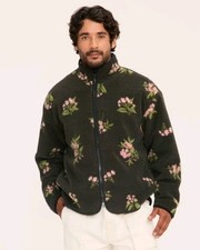 Adult Floral Zip-Up Fleece Jacket - Woolrich L